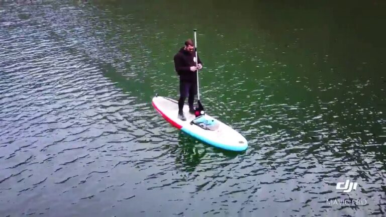 DJI MAVIC PRO Active Track Test  SUP  Paddleboard