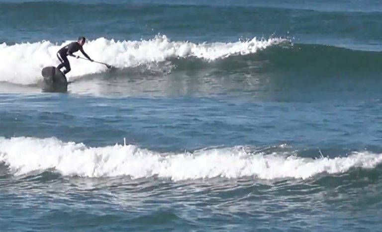 Leroy Xavier HD 9" Gong Pro Stand Up Paddle 2017 Winter France Soloshot 2
