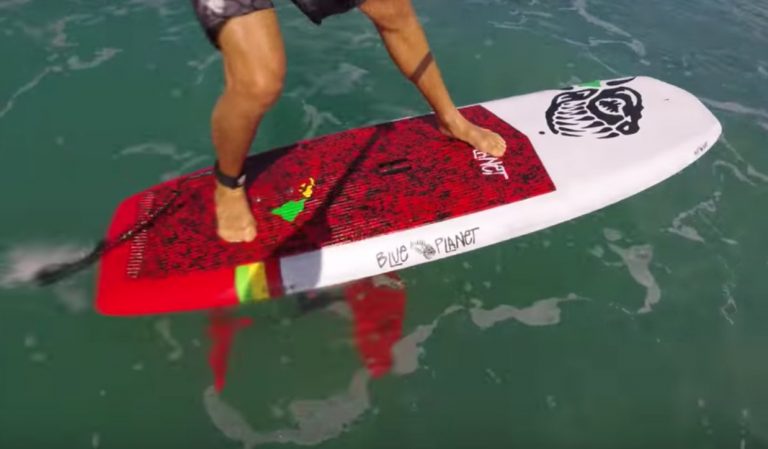 Testing the 7'6" x 30" Easy Foiler Prototype April 2017