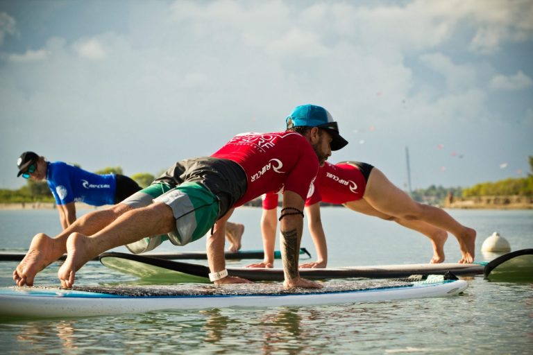 Wing Foiling, SUP and Surf Technique - Phalakasana - Plank Pose - Beginner