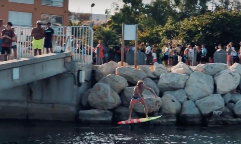 Urban Barrels Foil Surfing | Hydrofoil Pumping