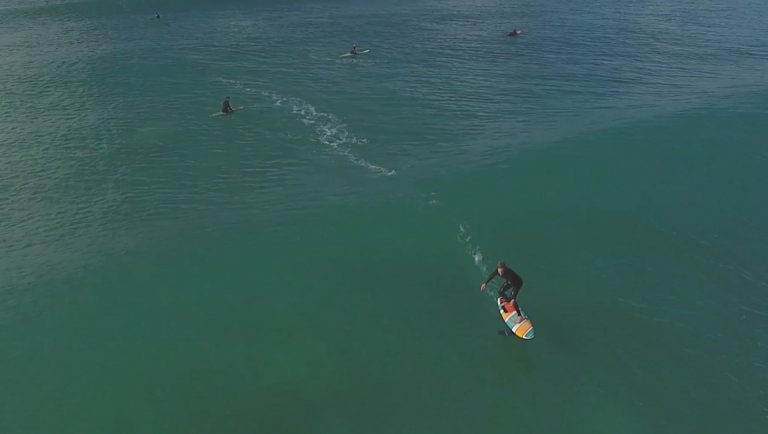 Surf Foiling - Twiggy in south Africa