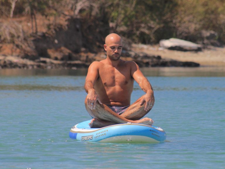 Wing Foiling, SUP and Surf Technique - Sukhasana -Easy Pose - Beginner