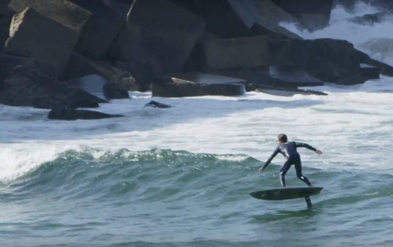 Kai Foil Surfing in San Sebastian, Spain!