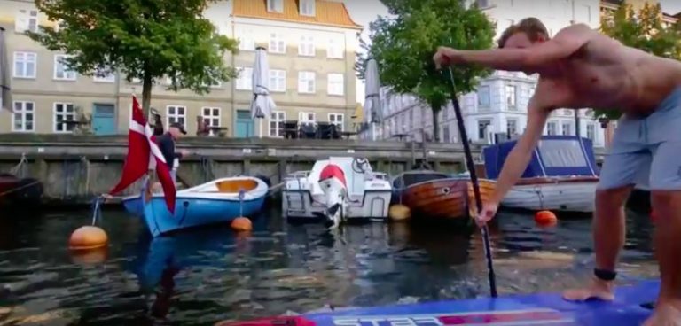 Experience Copenhagen Canals by SUP with Trevor Tunnington