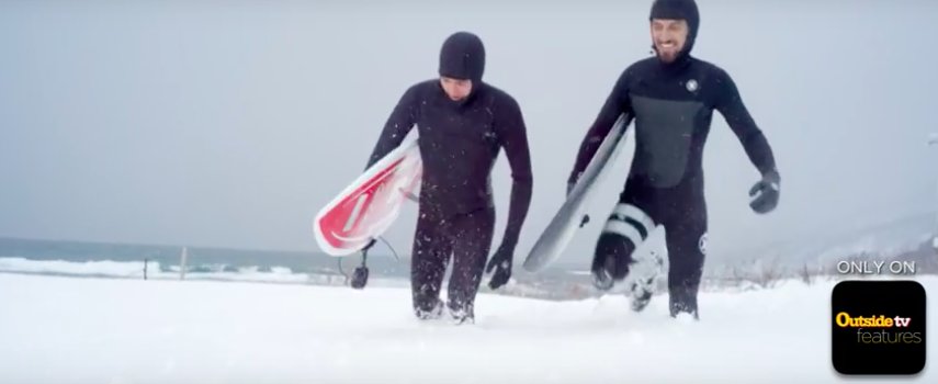 Rob and Craig Take Winter Surfing to the Next Level | A Life in Proximity