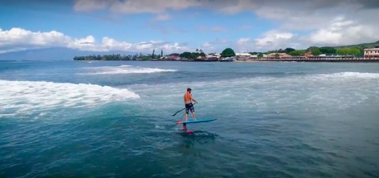 Zane Schweitzer Hydrofoil Surfing on Maui