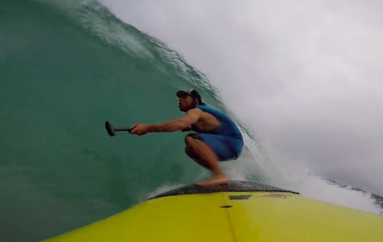 StandUp PaddleSurfing in Thailand with KiteZone Thailand, StandUP Journal, GoPro, Dakine, Carbonerro and Wayne Rich surfboards.