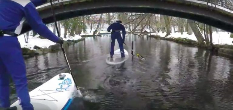 Winter SUP Episode 3 - Kaufbeuren Urban SUP