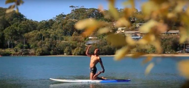 SUP Yoga Heart/chest openers for beginners