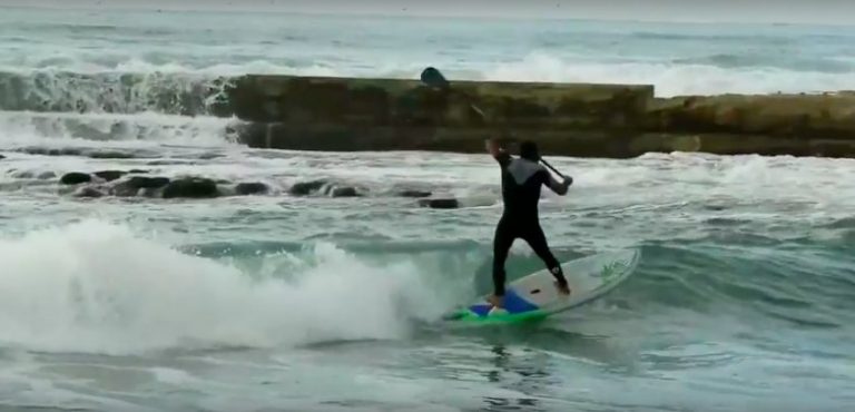 amit inbar supfoil on go foil kai and starboard pro at his home spot