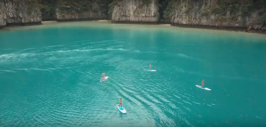 Stand-up paddling holiday in Thailand