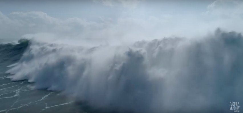 Double Trouble – Big Wave & Dramatic Aftermath Sequence #Drone – Nazaré, Portugal