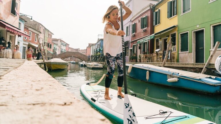 Stand up paddle à Burano - Collection Oxbow SUP & planche gonflable Play Air