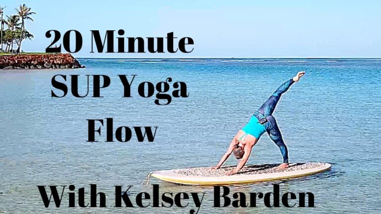 SUP Yoga Flow - Stand Up Paddle Yoga - Learn how to SUP Yoga