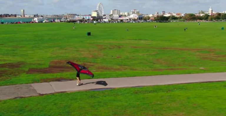 Wing Skateboarding!!