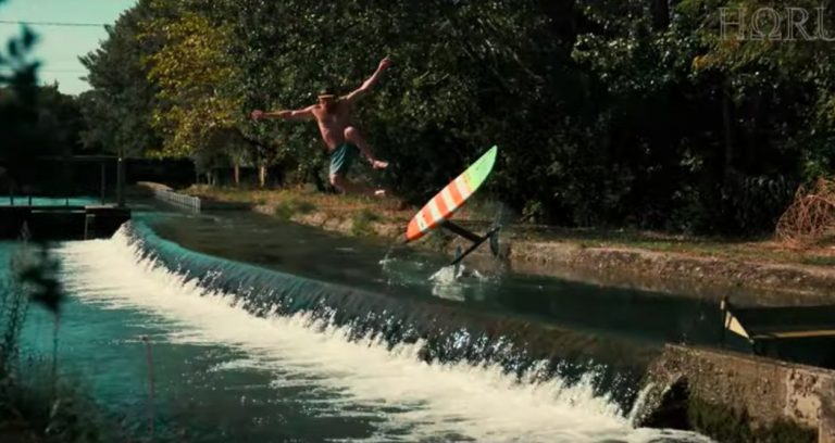 Foil Surfing even higher | Drone racer