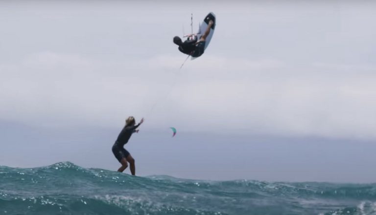 KITESURF TOW-IN'S ON A FOILBOARD + BEST PARTY WAVES EVER!! // 20@20 Episode 4
