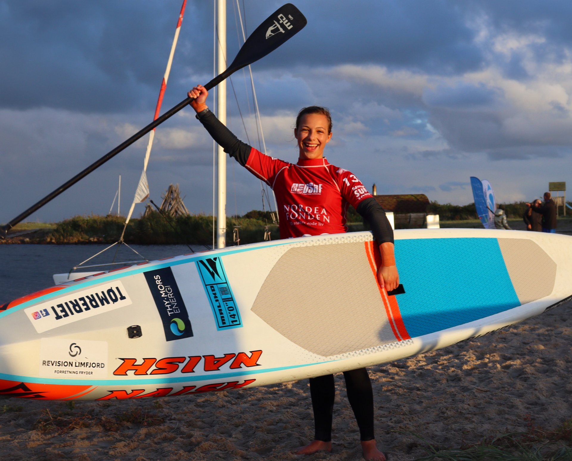 Casper Steinfath and Caroline Küntzel Sweep the Podium at the 1st Stop of the Danish SUP Tour