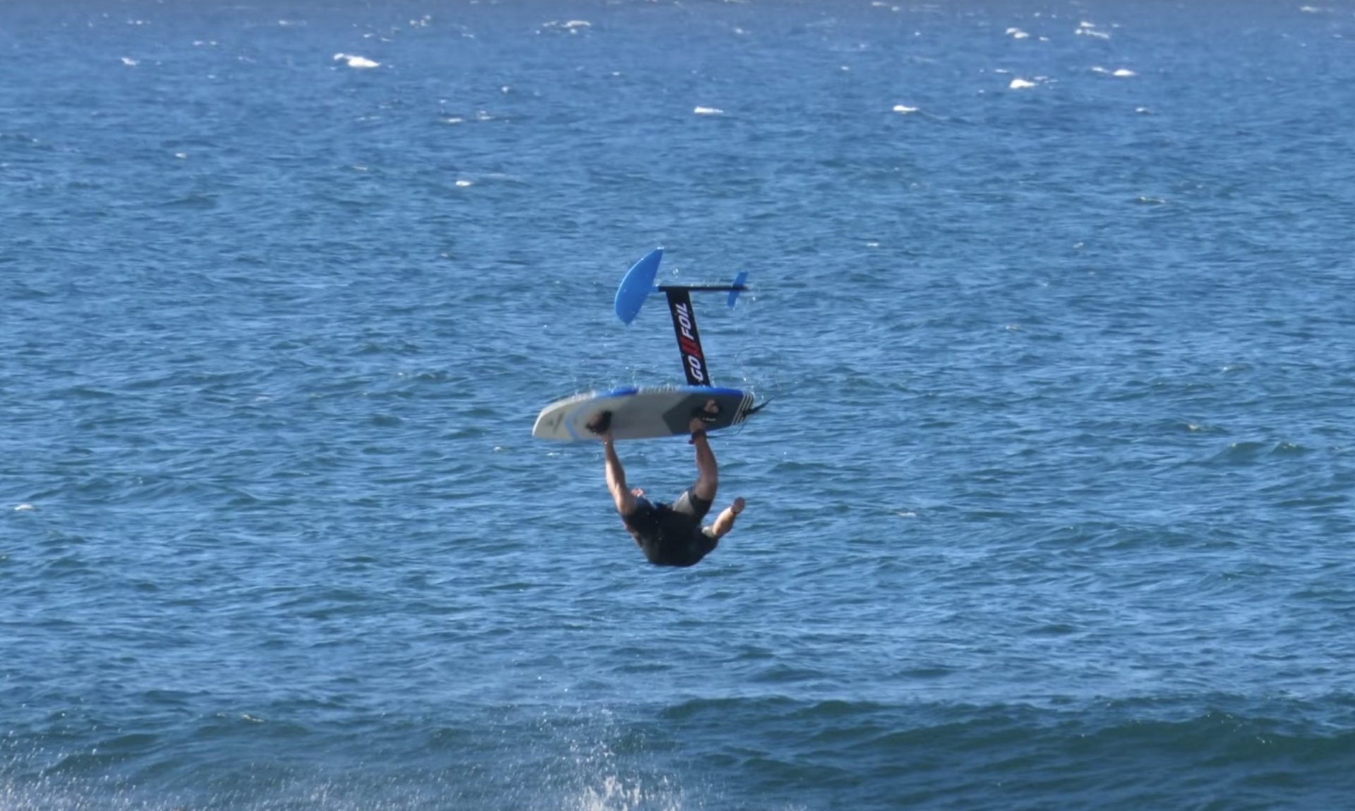 Austin prone foiling Ho'okipa