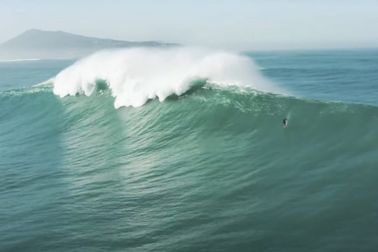 Titouan Galea - First time riding in Belharra