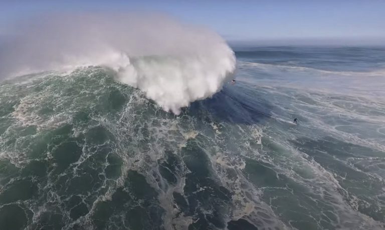 Nazaré | Swell of the century - XXL Gigantic Waves | Drone footage 29 October 2020