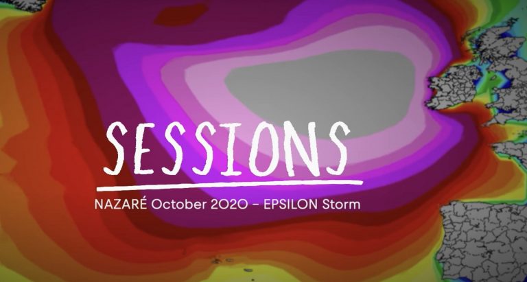 Hurricane Epsilon Brings Monstrous Waves To Nazaré | Sessions