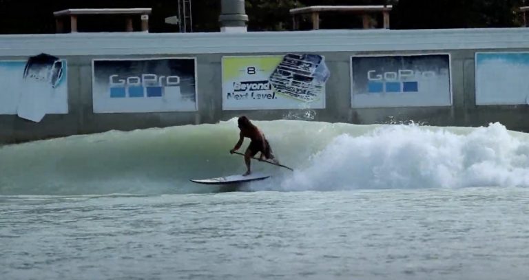 Wave Pool SUP Surfing