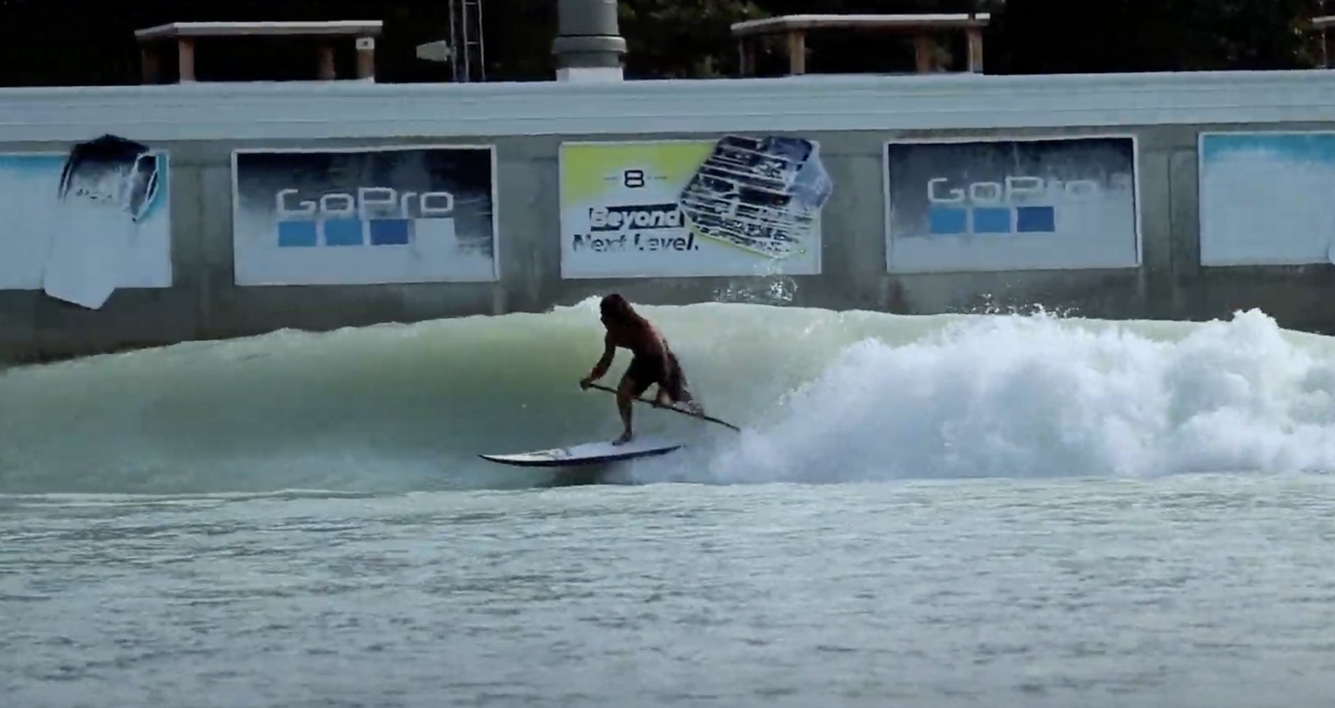Wave Pool SUP Surfing