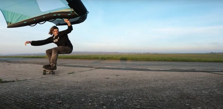 WING SURFSKATE cross country on a CARVER!! Court In The Act Ep. 135