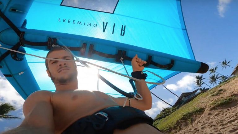 How To Attach a Harness & Harness Lines to Your Wing | Wingboarding Zero to Hero Ep. 7 with Zane