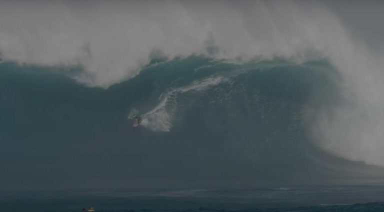 Justine Dupont barreled at Pe'ahi - January 16, 2021