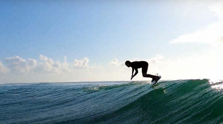 Slicing Thru Green Swells On The New Hyper 170 - 2021 Prototype