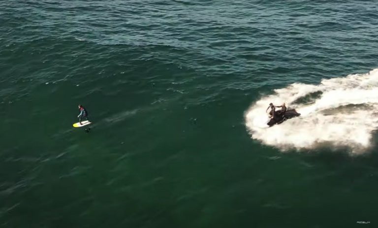 Tow-in FOIL SURFING outer reefs!! - Court In The Act #VLOG 151