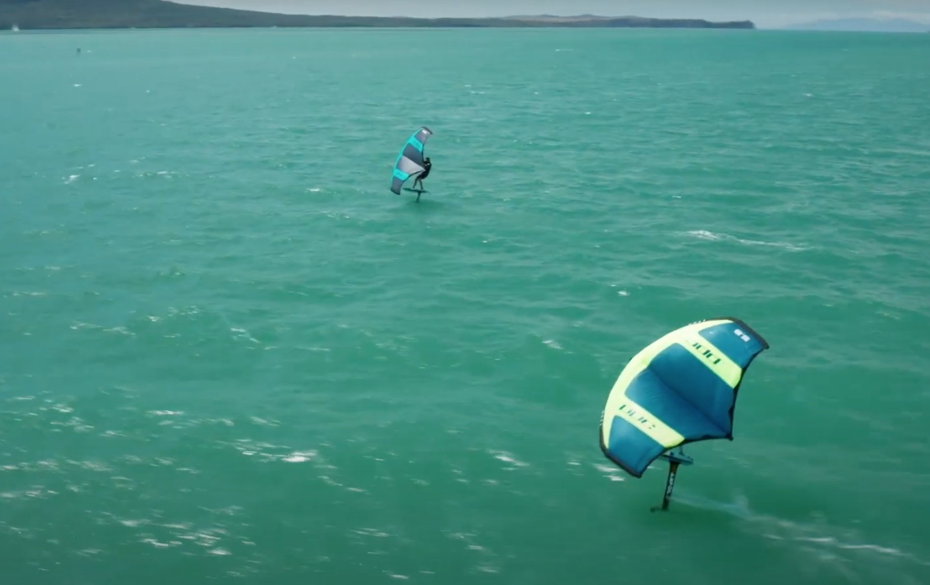 America's Cup sailor Paul Goodison with the PPC Surge Wing!