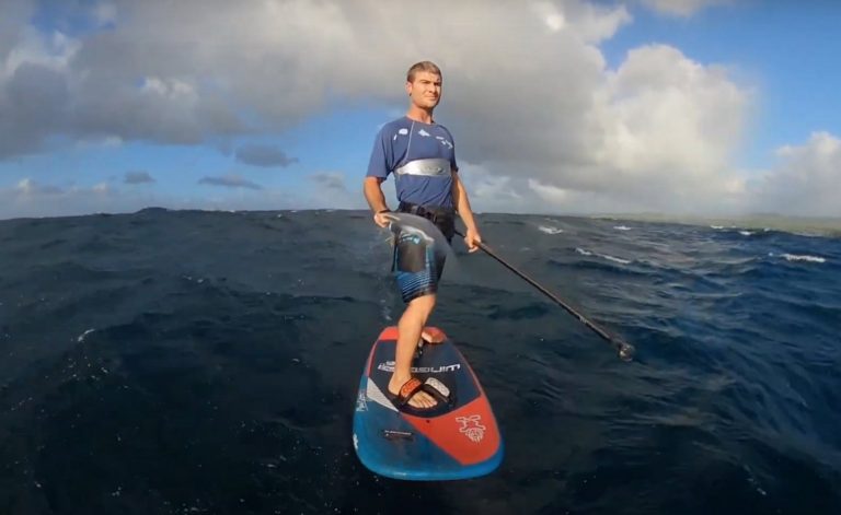 Downwind SUP Foil with Zane Schweitzer on Mauiʻs Famous Maliko Run Starboard X-Type 1100
