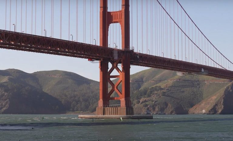 Wing Foil Surfing Fort Point