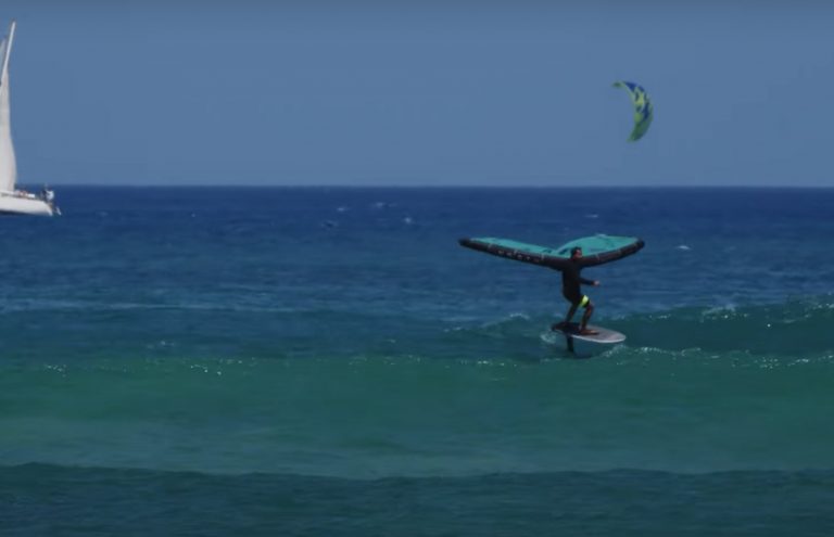Session Log 3/2021: Wingfoil Waves Session Flag Beach