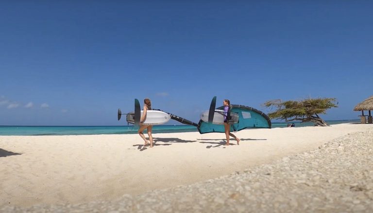 Wing Foiling on Aruba!