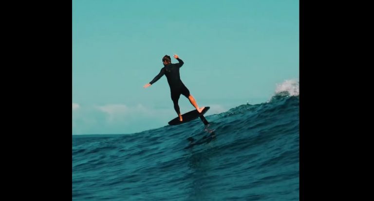 30 seconds of Surf Foiling with Trevor Sven Carlson