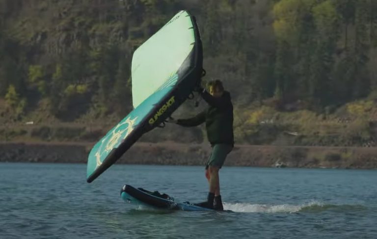 Slingshot Crossbreed both a SUP and a Wingboard