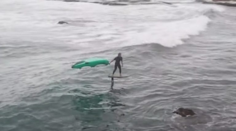 James Casey Wing Surf Foiling