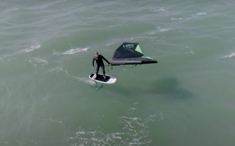 Sam Light Wing Foiling Around Hayling Island