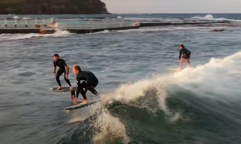 Prone Downwind Foil with Zane and Joe