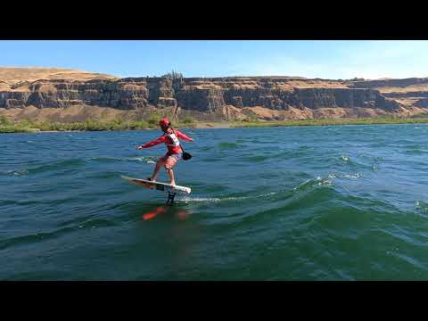 Foil Tomo "GOFOIL" DownWind Foil at the Rufus Oregon