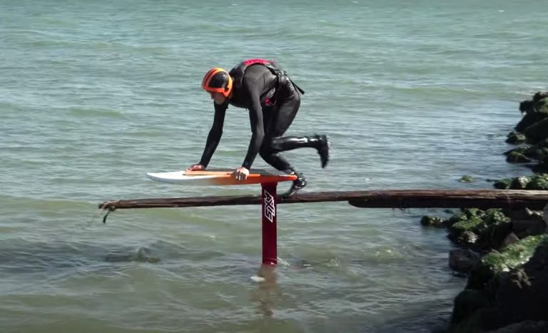 Downwinder - Driftwood "Dock" Start - Foil Surfing