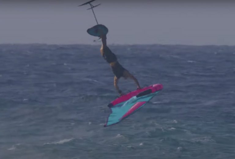 Pursuit of the DOUBLE BACK FLIP WINGFOIL x Zane Schweitzer FREEWING