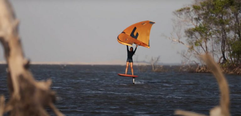 F-ONE - Marcela Witt's downind along the Brazilian Coast.