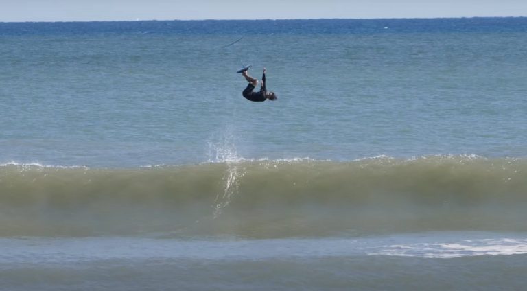 Practicing Backflips | TOW FOILING