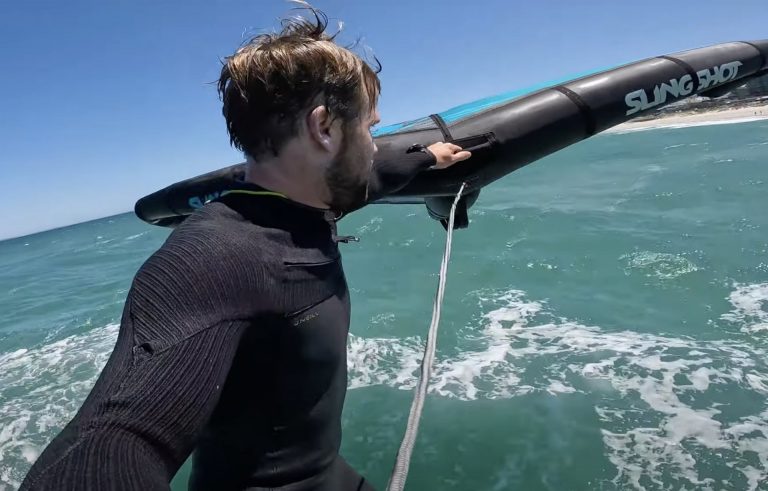Wingfoiling in Cape Town